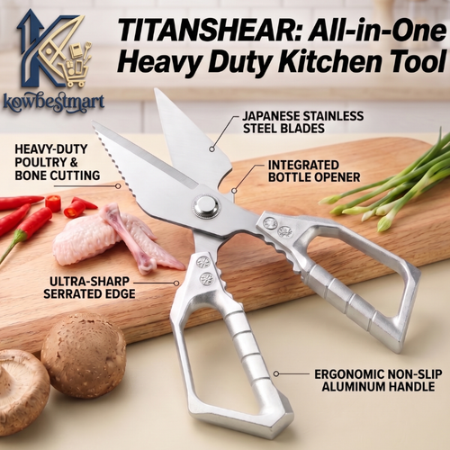 TitanShear: All-in-One Heavy Duty Kitchen Tool