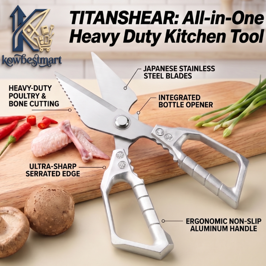 TitanShear: All-in-One Heavy Duty Kitchen Tool