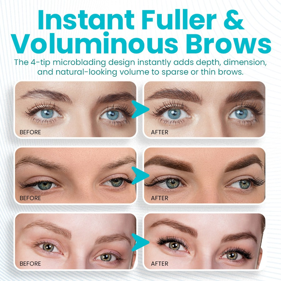 2026 HOT SALE🔥3D Microblading 4-tip Eyebrow Pen