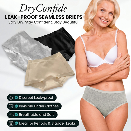 DryConfide Leak-Proof Seamless Briefs