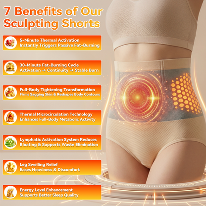 Moringa & Berberine 4-In-1 Sculpting & Fat-Burn Shorts