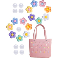 14 rainbow flowers 9 pearls