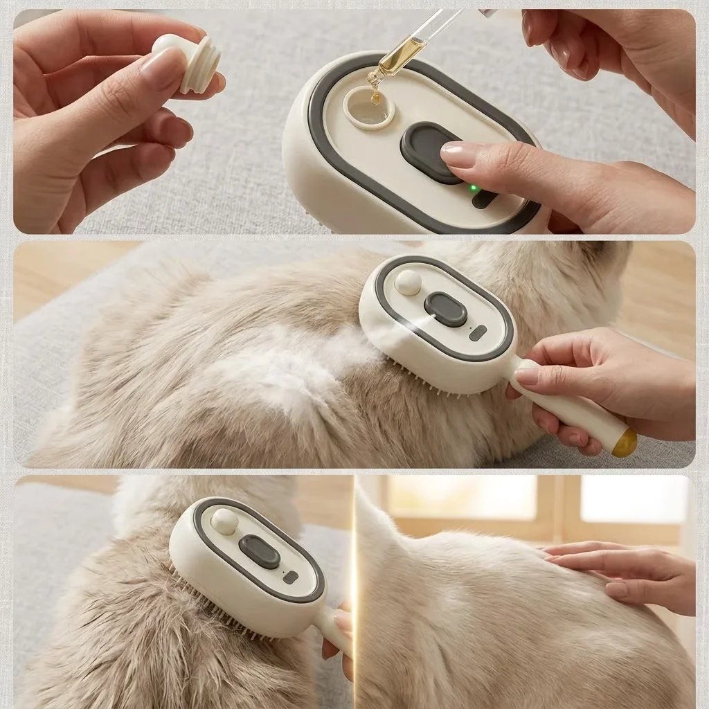 🔥Electric Spray Hair Brush-Electric Spray Air Cushion Massage Comb