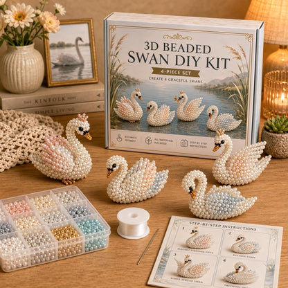🏆Limited-time offer: 50% discount🧵✨Small 3D animal handmade set with beads