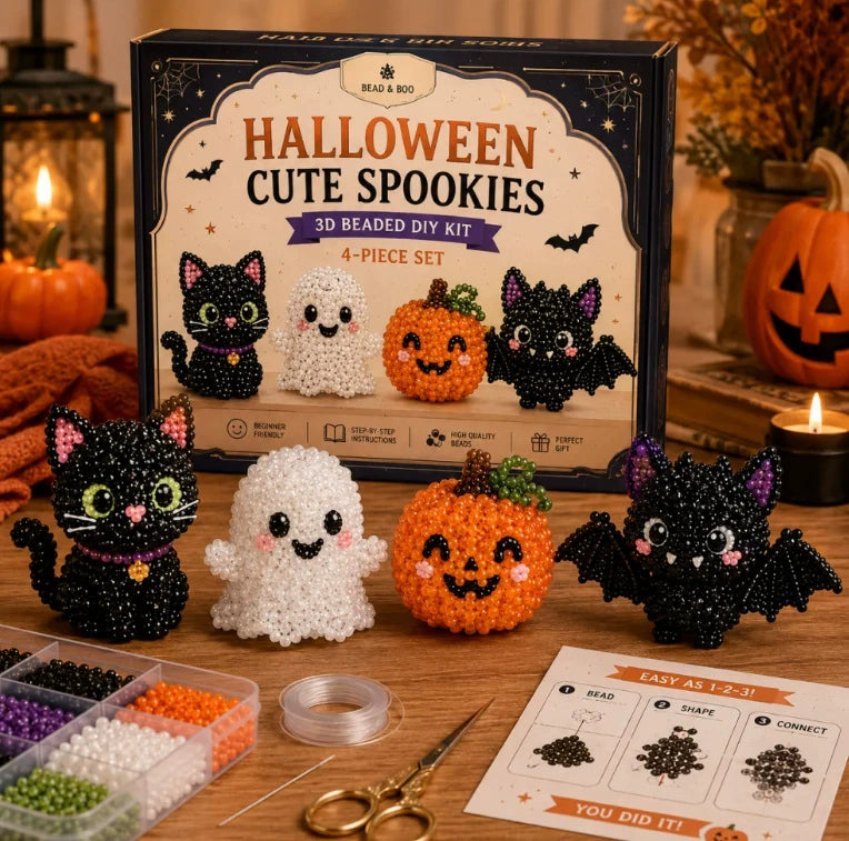 🏆Limited-time offer: 50% discount🧵✨Small 3D animal handmade set with beads