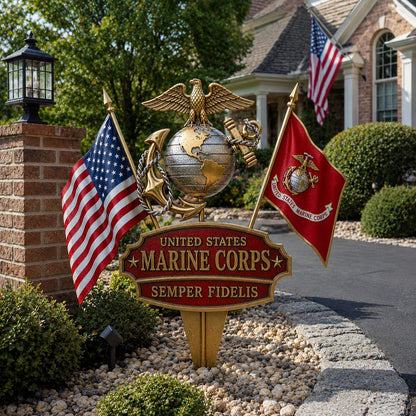 🔥Last Day 49% OFF-🎖️US Military Branch Tribute Garden Stake Collection