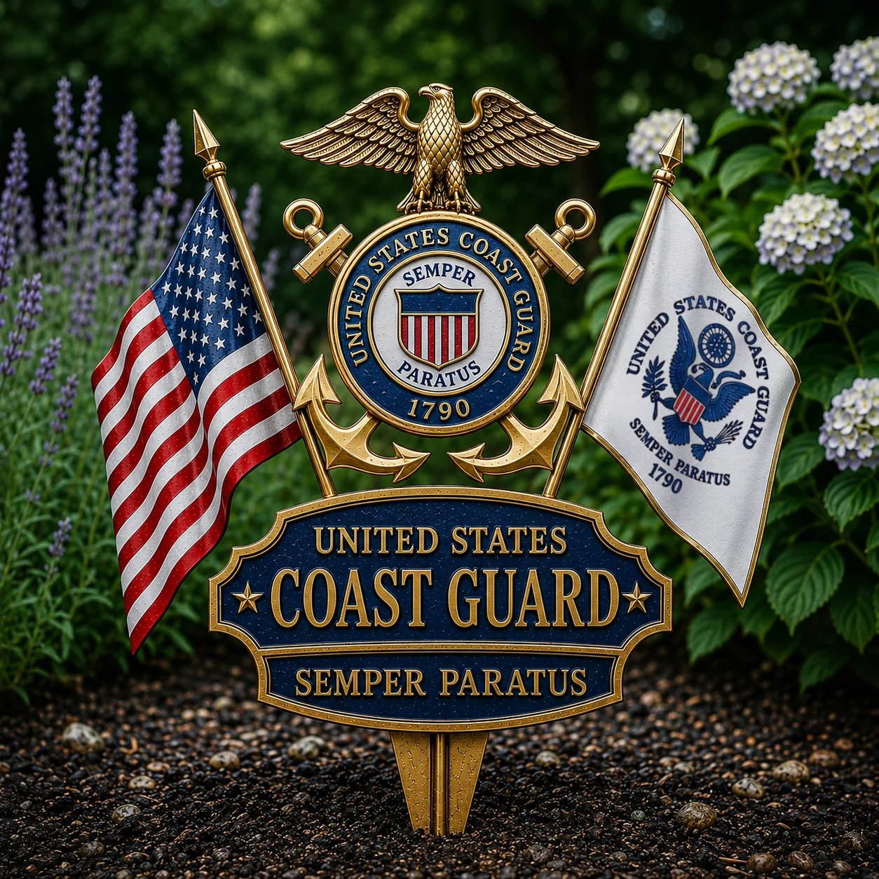 🔥Last Day 49% OFF-🎖️US Military Branch Tribute Garden Stake Collection