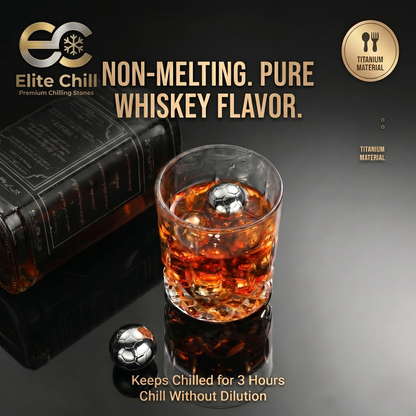 🧊Elite Chill Reusable Stainless Steel Cooling Stones