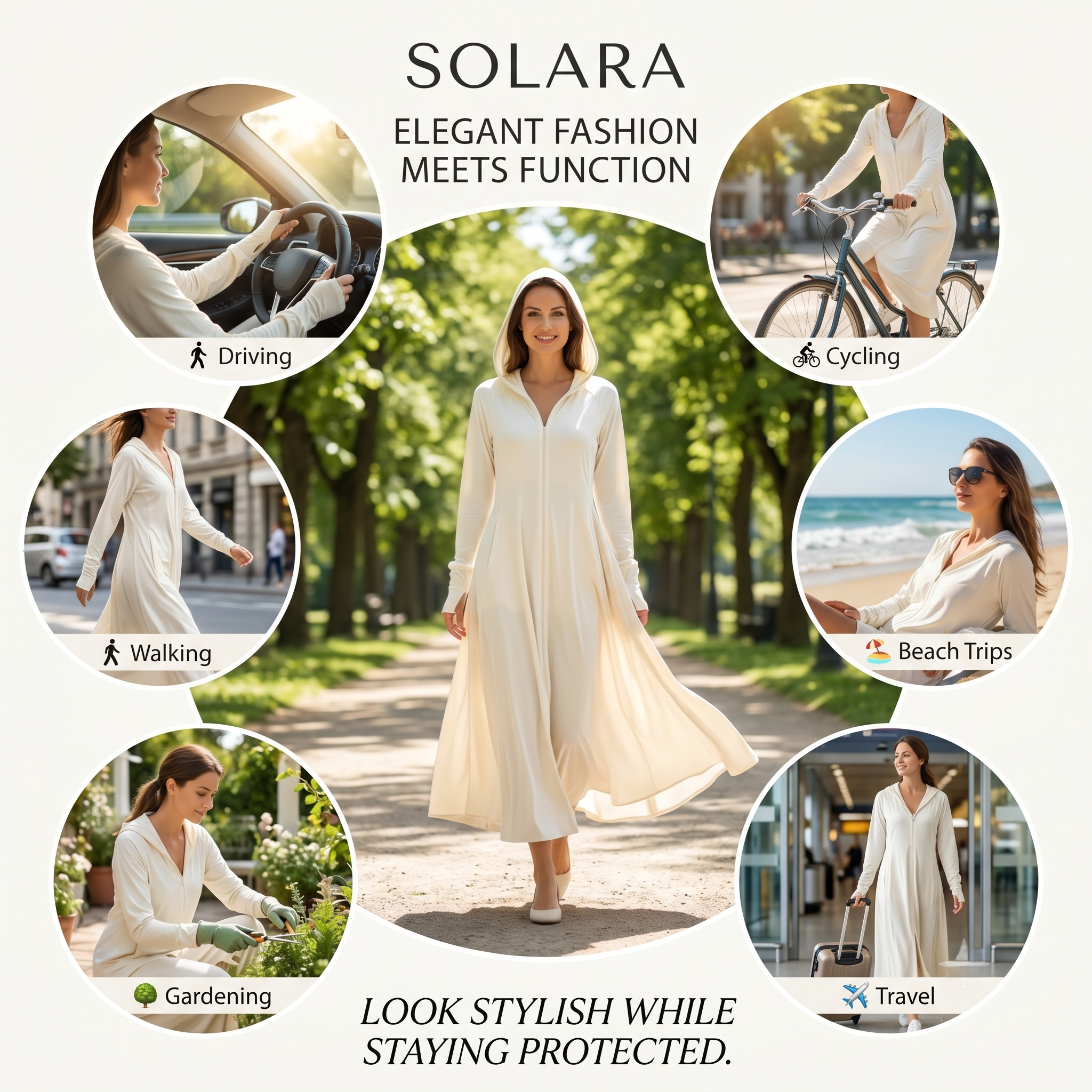 Solara Ultimate Full-Body Sun Defense Maxi Dress