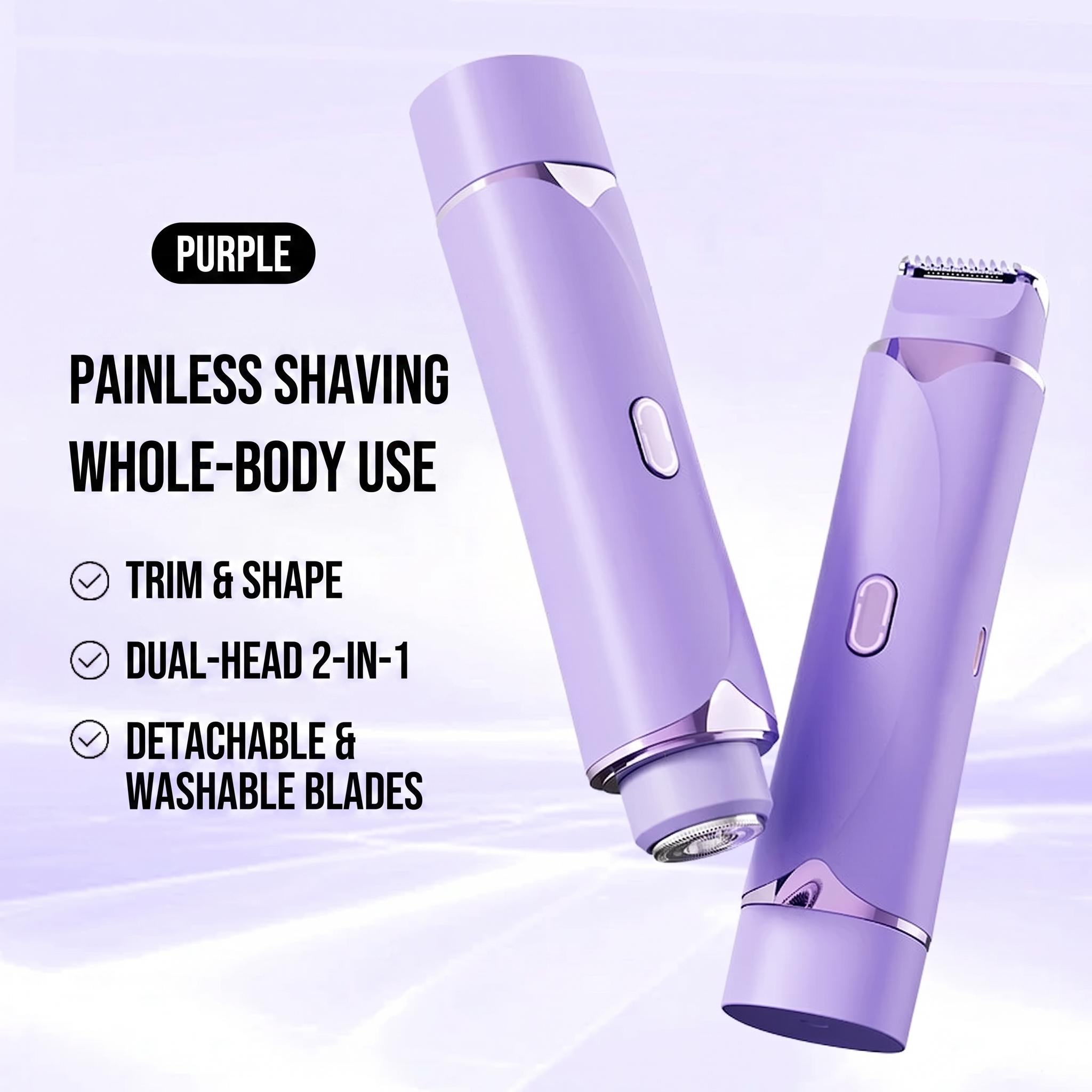 KBT™2-in-1 Painless Bikini Hair Trimmer