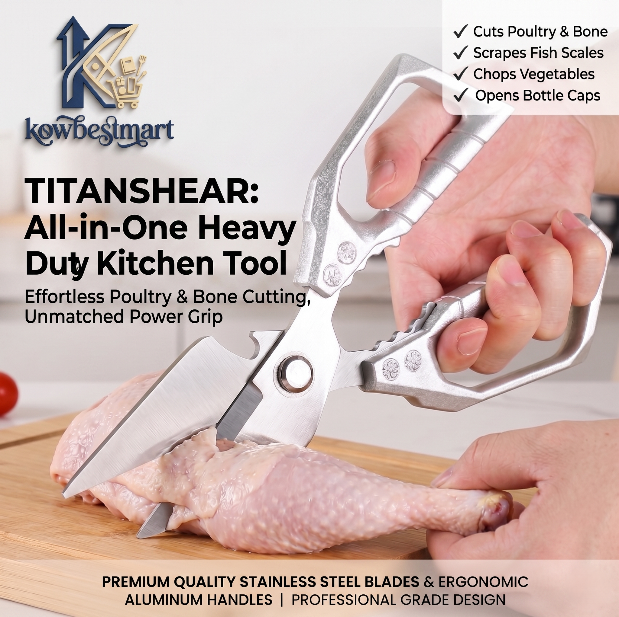 TitanShear: All-in-One Heavy Duty Kitchen Tool