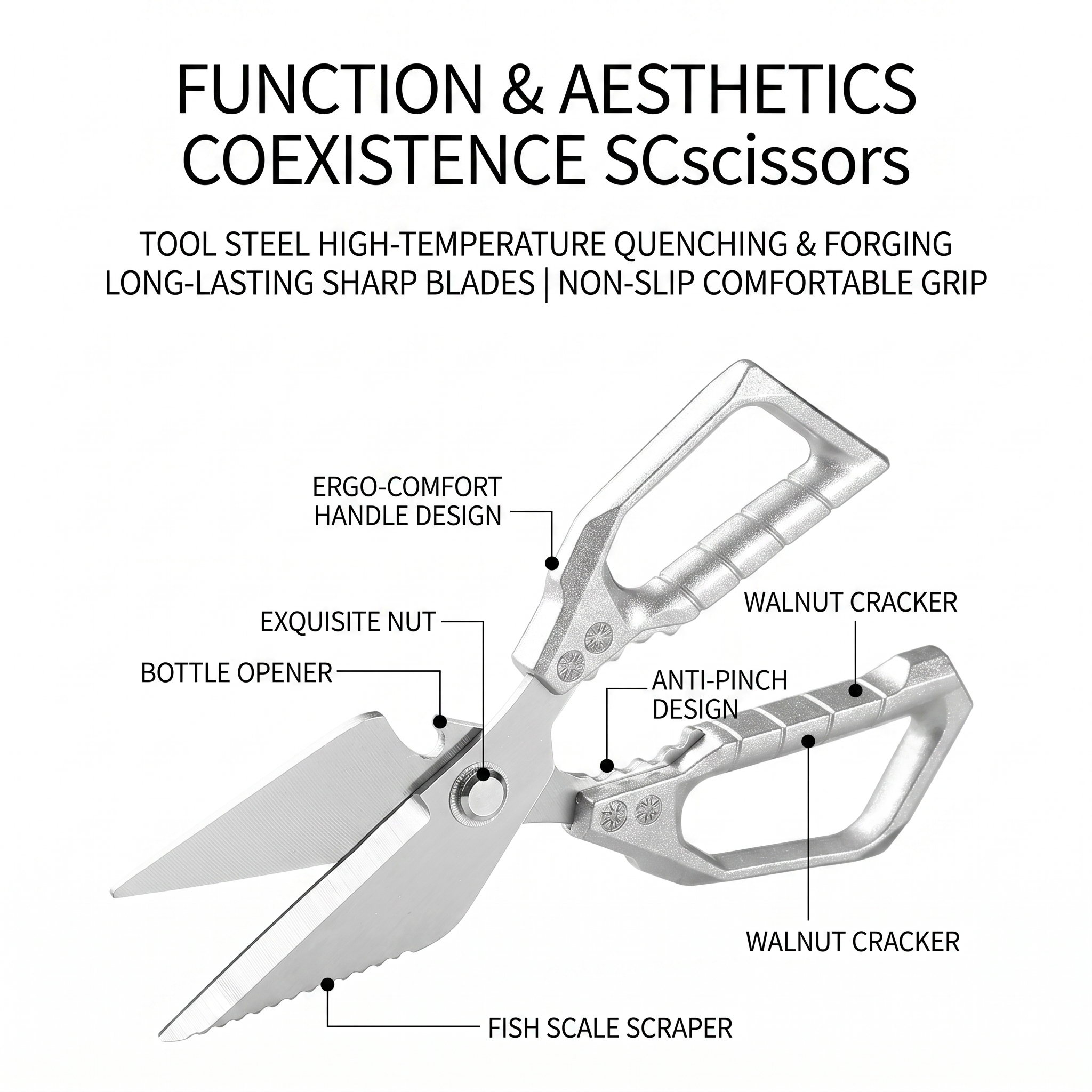 TitanShear: All-in-One Heavy Duty Kitchen Tool