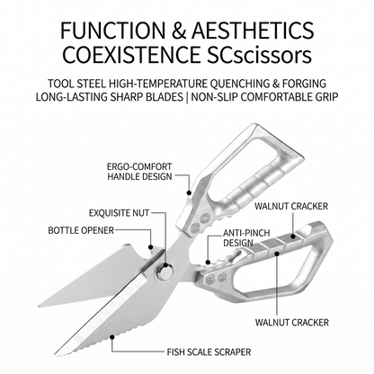 TitanShear: All-in-One Heavy Duty Kitchen Tool