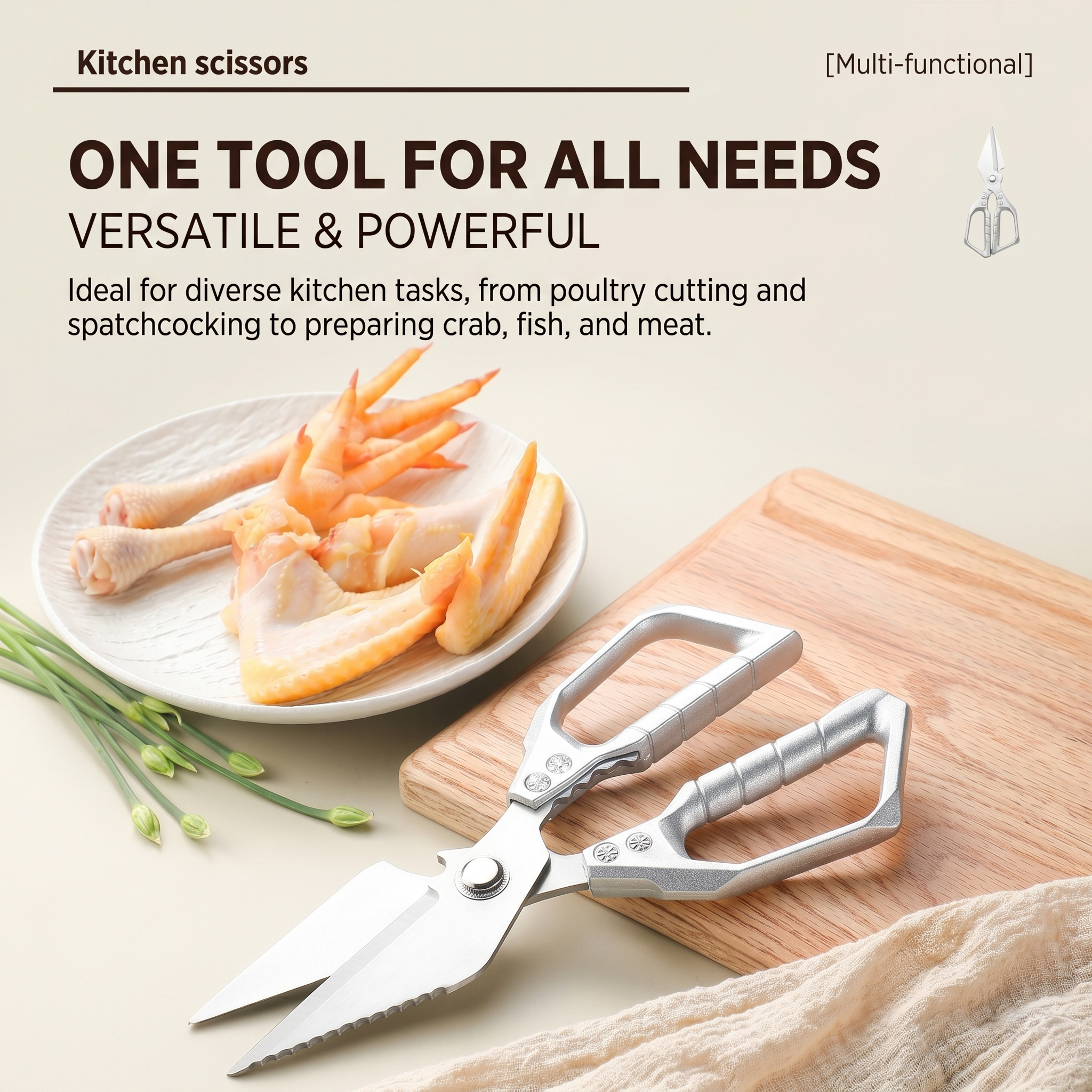TitanShear: All-in-One Heavy Duty Kitchen Tool