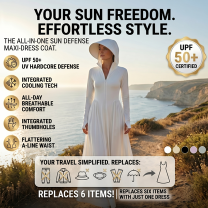 Solara Ultimate Full-Body Sun Defense Maxi Dress