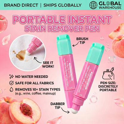 GIELEPH® On-The-Go Stain Remover Pen- Emergency No-Wash Fabric Eraser Stick for Down Jackets & Clothes, Removes Oil & Coffee Stains