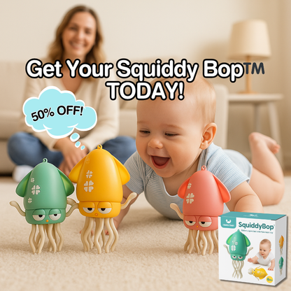 Ultimate Baby Sensory Companion: Musical Dancing Squid - Encourages Crawling & Visual Tracking